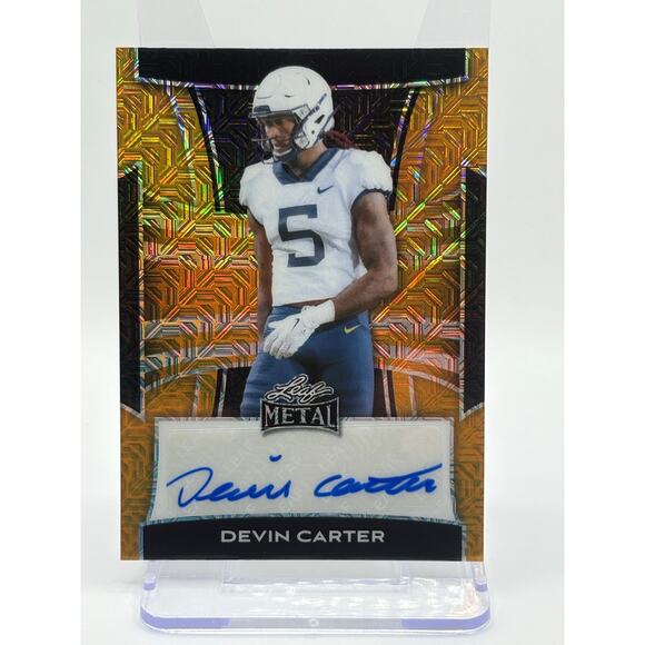 2025 Leaf Pro Set Metal Devin Carter Gold Mojo Auto 1/1 SSP...